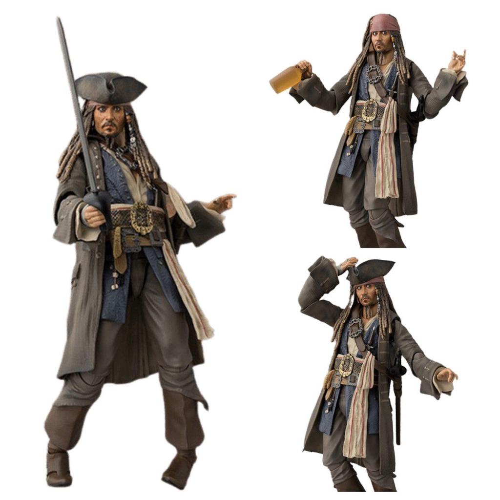 Pirates Of The Caribbean 5 Captain Jack Shf Action Figure Collectible And Detailed