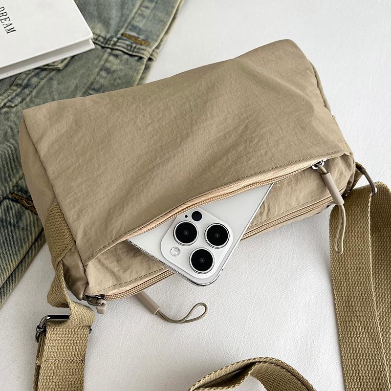 Umhängetasche für Damen - neue trendige Canvas-Schultertasche, die vielseitig und modisch, leicht und geräumig ist, mit
