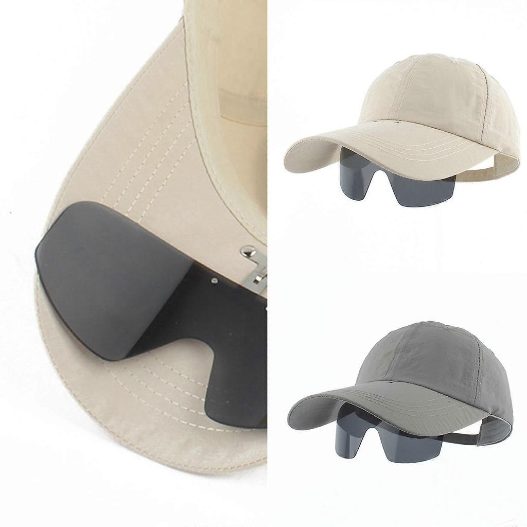Quick Dry Baseball Hat for Girls Women Sunglasses Shades for Sports Gym Mountaineering Camping Hat Outdoor Activity  White