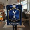 Custom Name Tottenham Flannel Blanket, High Quality Comfortable for All Seasons, Home Decor, Warmth and Comfort