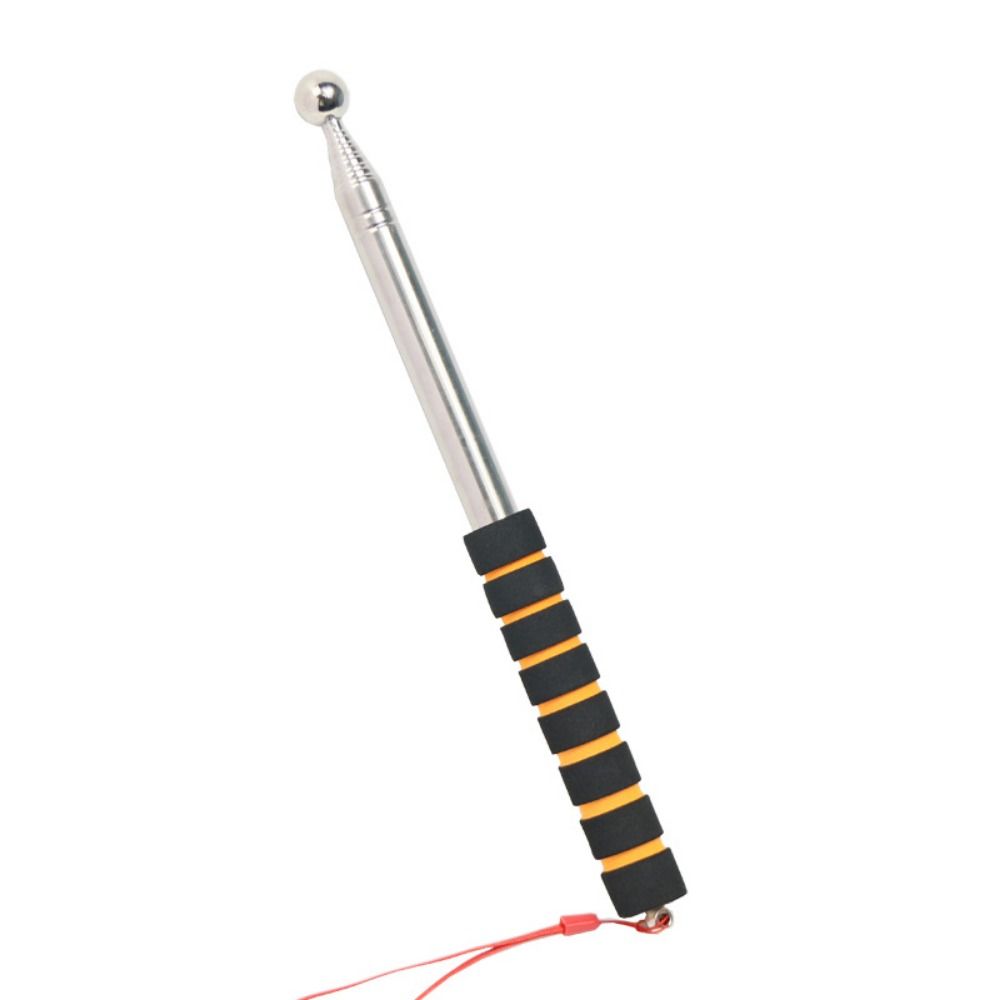 Stainless Steel Telescopic Empty Drum Hammer Stretchable Floor Test Rod  Sound Inspection Tool