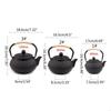 Q1QC Hot Water Kettle Durable Teapot Boiling Kettle Cast Iron Tea Pots Cast Iron Pots