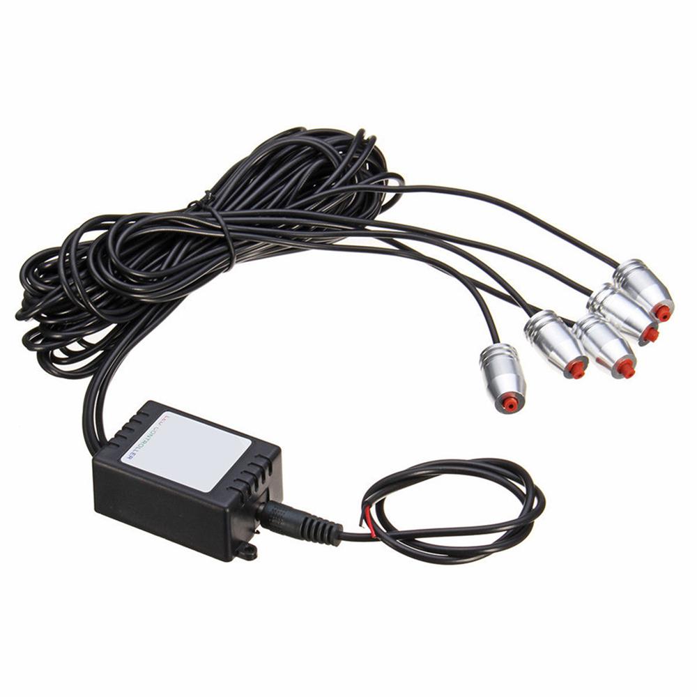 12V 5in1 LED 6M Optical Fiber Car SUV Decor Neon EL Strip Light Atmosphere Lamp