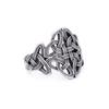 Vintage Wikinger Keltische Knoten Ring 316L Edelstahl Nordisches Amulett Schmuck Geschenk für Männer Frauen