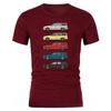 2026 Summer Unisexs Sedan Printed Round Neck Tshirt Vintage Classic 100 Pure Cotton Soft Breathable Neutral Short Sleeved Shirt