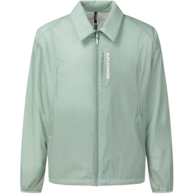 Salomon Uni Prime Octa Letter Zip Collar Loose Long Sleeve Jacket Men jackets C30087 L