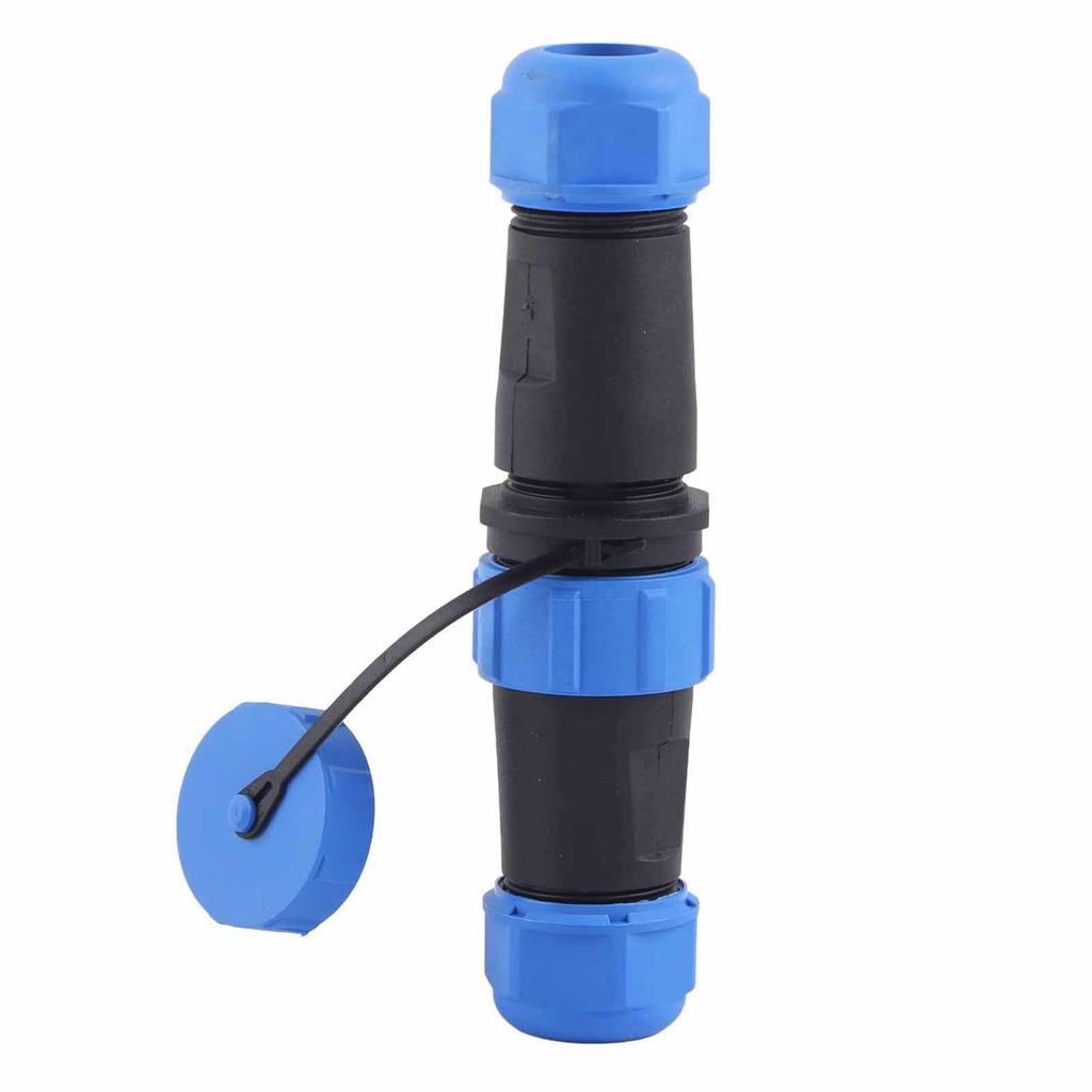 21 IP68 2Pin Waterproof Plastic Aviation Plug Socket Cable in line Connector( 2Pin)