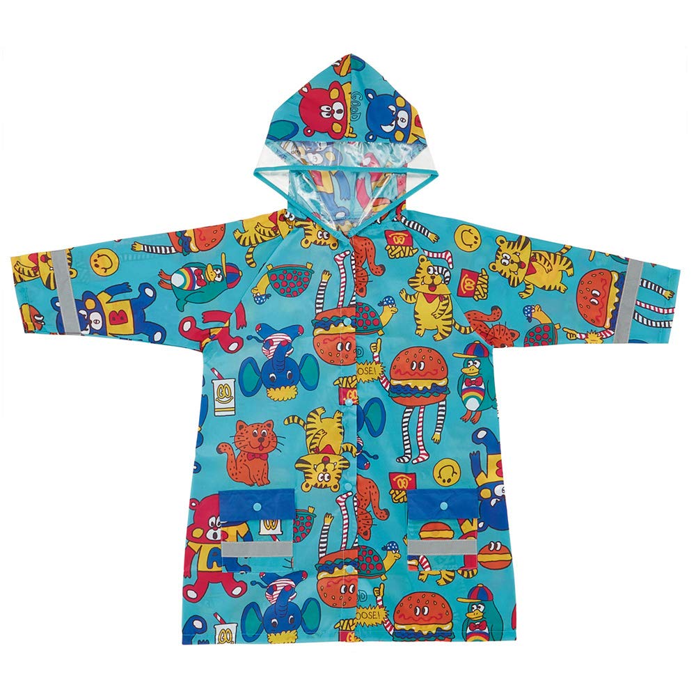 

Skater Raincoat for Kids Crazy Go Go Suitable for heights RACO1N 110-125cm