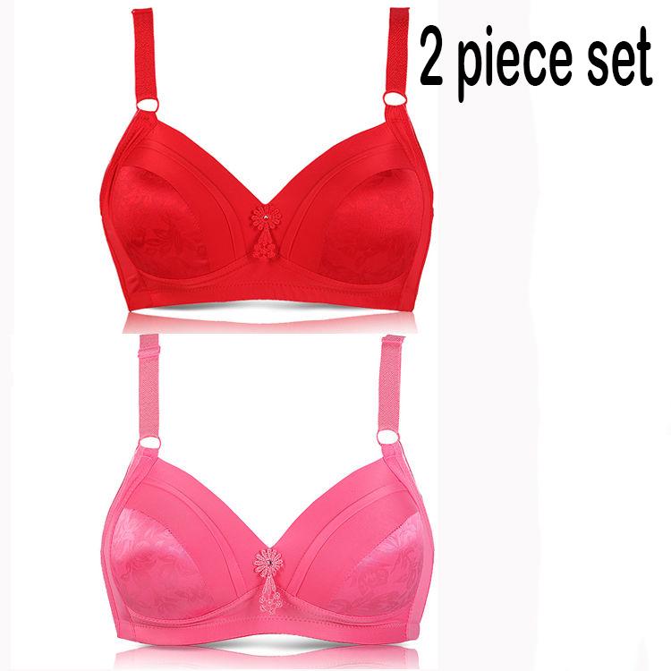 

Женское нижнее белье Красивый бюстгальтер сзади большого размера без стального кольца Тонкий бюстгальтер Глубокий V-образный вырез Сексуальный бюстгальтер со сборками 36/80