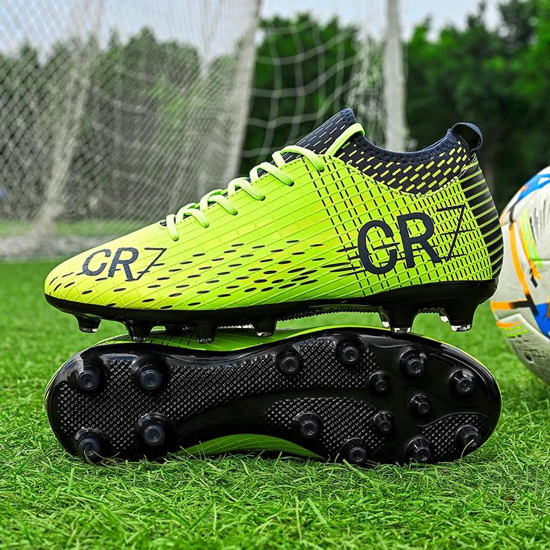 

Professional New Men Soccer Shoes Unisex Breathable Sports Cleats Football Boots Ultralight Non-Slip Outdoor Football Shoes 36