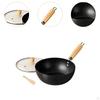 Iron Stir Fry Pan Induction Cooker Kitchen Cookware Household No Coating Nonstick