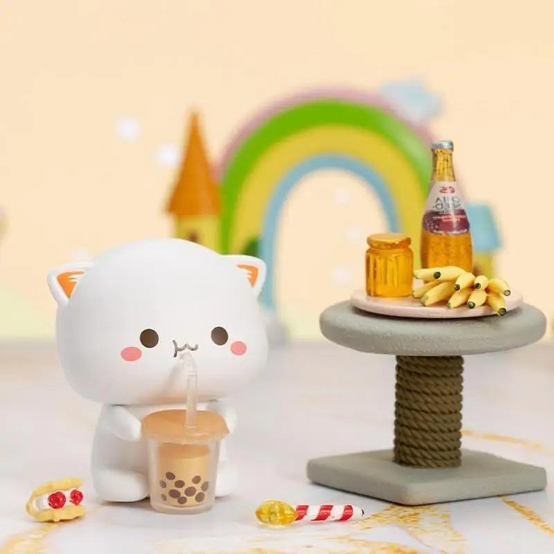 Mitao Cat Season 2 Blind Box Toys Cute Cat Surprise Cartoon Figures Doll Collect Model Random Box Birthday Gifts for Children