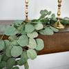 180cm Artificial Garland Eucalyptus Ivy Money Tree Lush Faux Greenery for Patio Front Door Wedding Thanksgiving All Season Decor