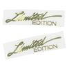 Car Emblem Sticker Stylish Vehicle 2pcs Accessories