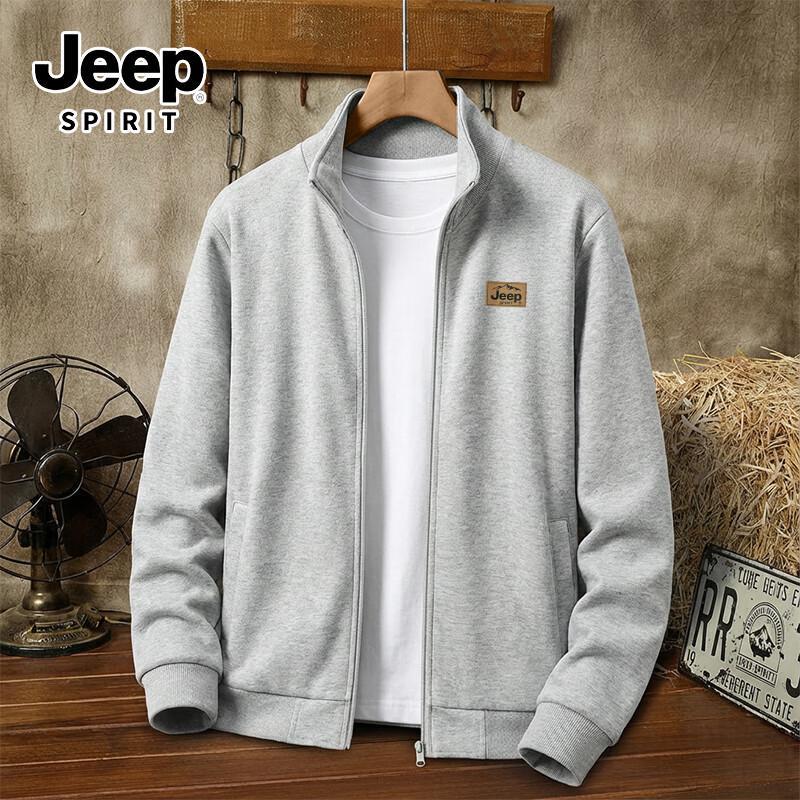 JEEP SPIRIT Men s Relaxed Fit Zipper Hoodie 5XL