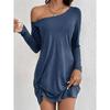 Nuovo Abito Stampato Moda Donna Comodo Sexy Elegante per Vacanze Primaverili ed Estive, Pendolarismo Quotidiano, Lavoro