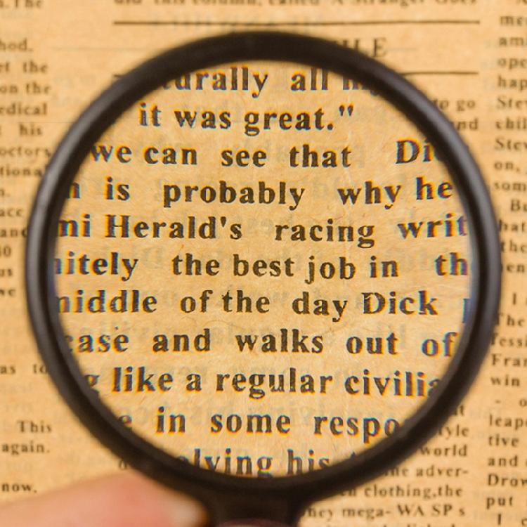 Small Pocket Magnify Glass 8X Folding Mini Magnifying Glass for Hobbies Books