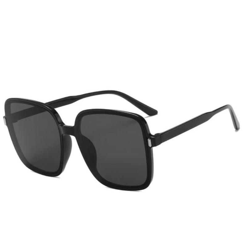

Large Frame Sunglasses Retro Gradient Square Lens Oversize Cycling Sun Glasses Women Shades Vintage Eyewear UV400 черный серый