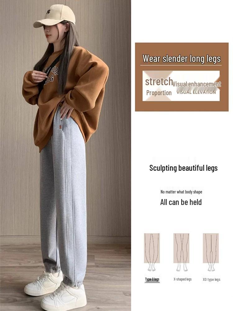 2026 Spring/Autumn Maternity Joggers: Casual, Plus Size, Relaxed Fit, No Belly Support, Petite-Friendly Sports Pants