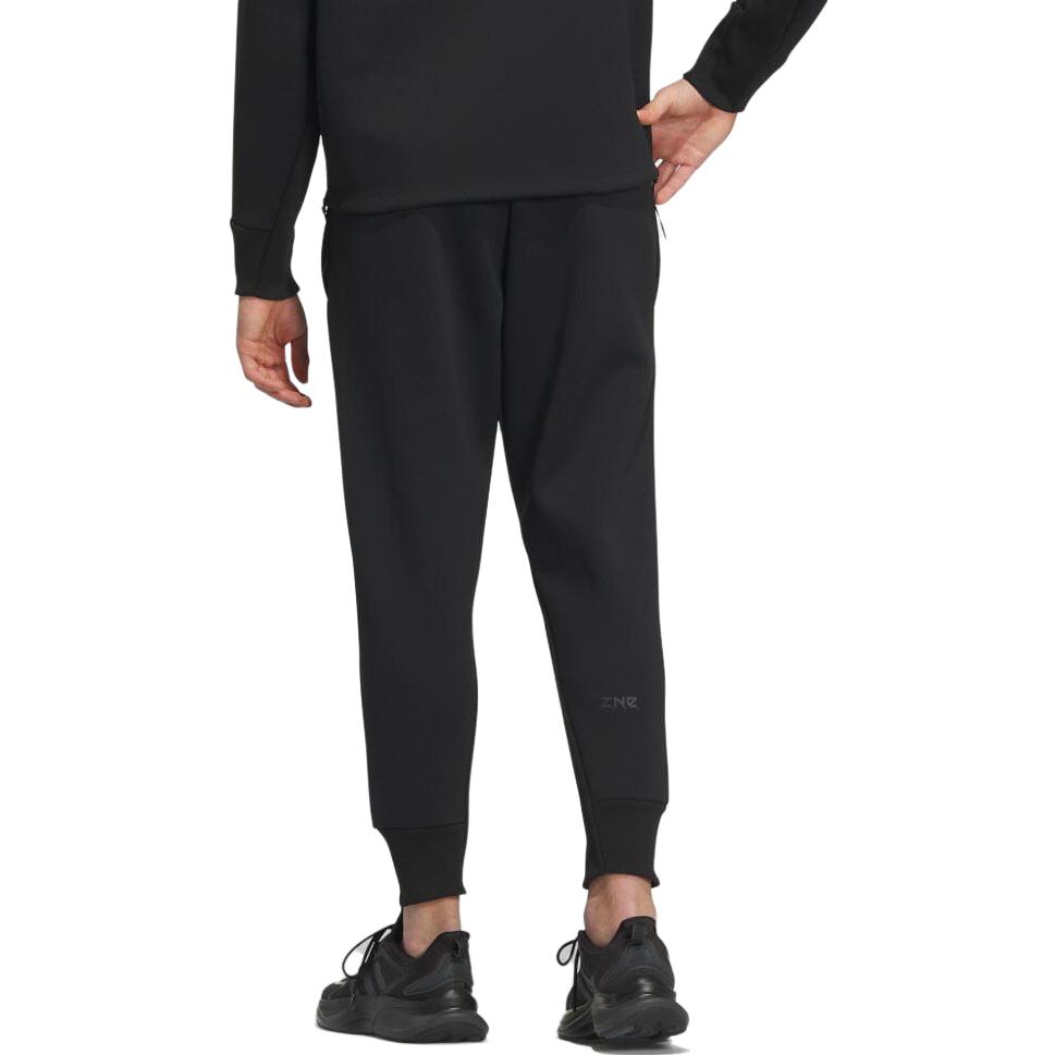 Adidas Authentic Healing Collection Knitted Sweatpants Men's Black Moderate Cuffed Pants IQ1379