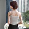 Damen Spitzen-Patchwork-Camisole-Top