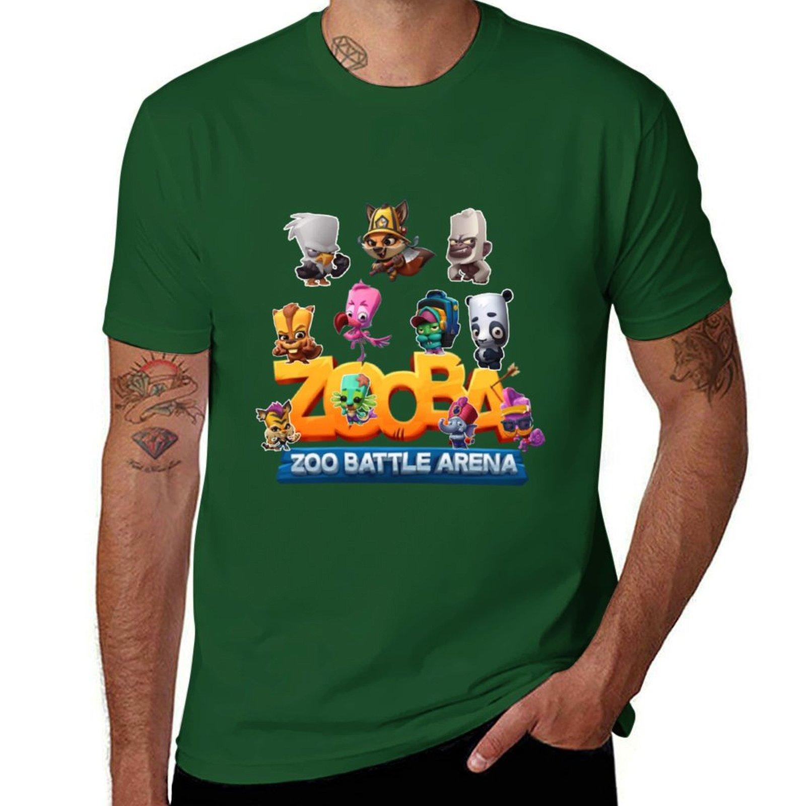 

zooba T-Shirt anime summer clothes for a boy shirts graphic tees T-shirts for men cotton M
