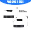 ABS Car Charging Cable Car Detectors Power Cord 12V 2A Output With LED Power Light And Quick Connecting Interfaces