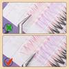 140 PCS Mixed Colors Colored Lashes Extensions Individual DIY Lashes Cluster Eyelashes  Women