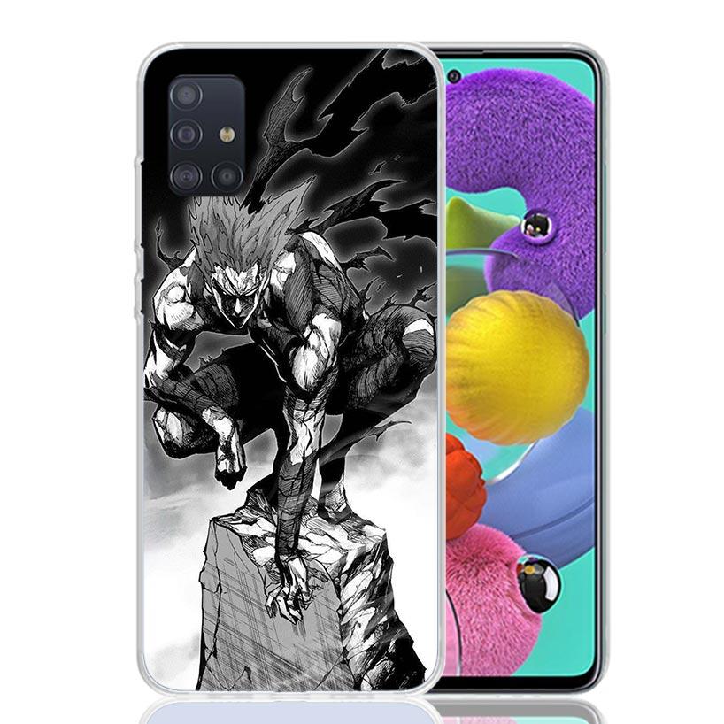 Anime 1 Punch Man Phone Case For Samsung Galaxy A52 A32 A22 A12 A02S A50S A30S A51 A31 AA71 Note 20 Ultra 10 S10 Plus Galaxy A51