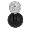 Car Push To Start Button Locker, Diamond Studded Car One-Touch Start Rocker Ball, Decorative
