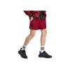 Adidas 32T Logo Patchwork Straight-Leg Sports Shorts Men Bottoms Red HS6471