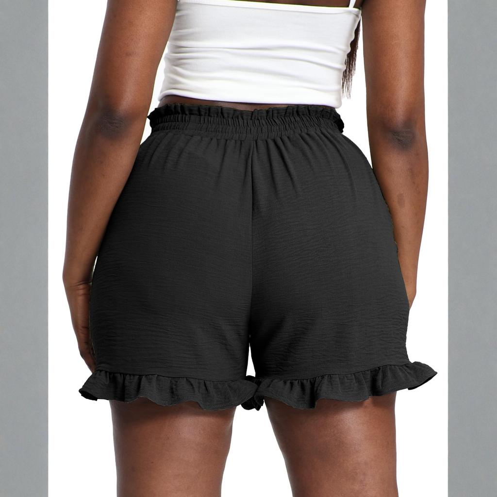 Women Shorts Summer Casual Loose Fit Pocket Shorts