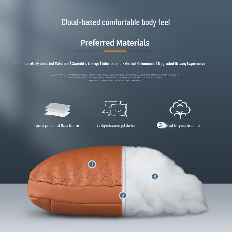 BYD Headrest and Neck Pillow: Compatible with Han, Song Pro, Qin Plus, Song Plus DMI, Tang EV, Yuan Plus, Dolphin Models