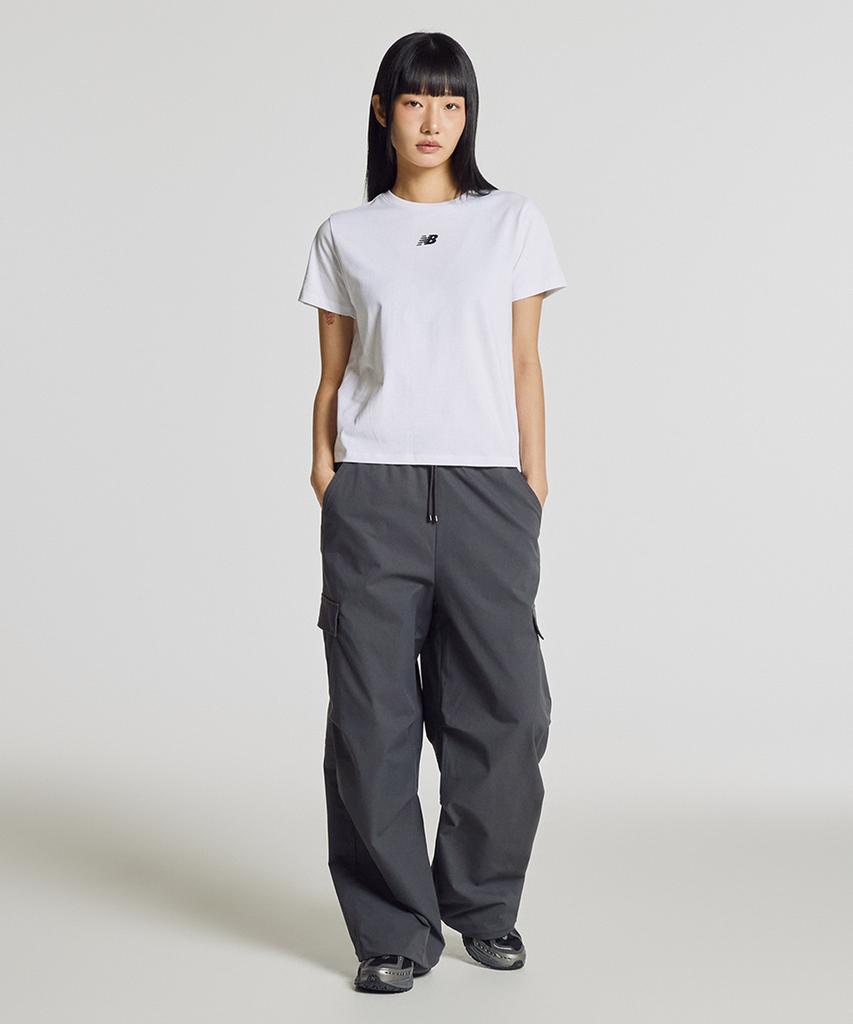 Nyuballanseu Nbneg2W452 / Women Essential Basic Short Sleeve T-Shirt (White)