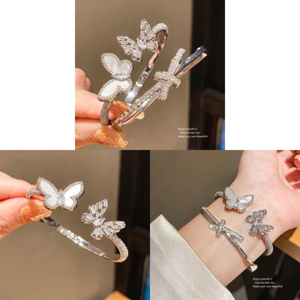 Minimalist Cross Bangle Bracelet With Rhinestone Accents For Elegant Daily Wear