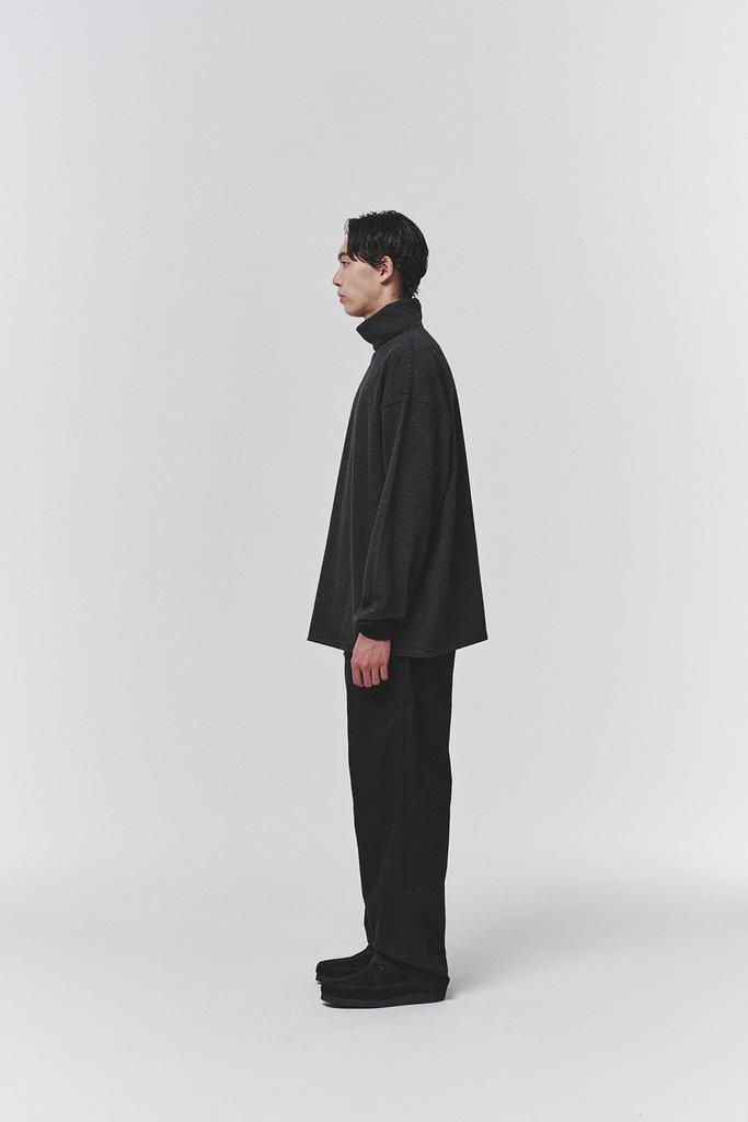 HISHANDER [O.F.C] Officer Wide Chino Pants [Black]