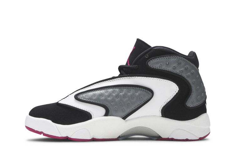 Women's Sneakers Jordan OG Black Fuchsia (Women's) Black/White-Laser Fuchsia-Light Smoke Grey