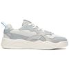 Anta Synthetic Leather Non-Slip Shock Absorbing Wear-Resistant Low-Top Skate Shoes Men sneaker Gray White Blue 112038046-3