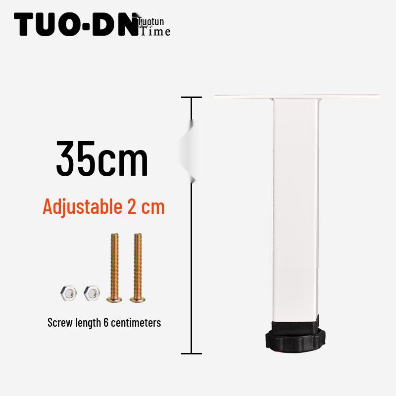 Adjustable Ribbed Bed Frame Support Legs - T-Shaped Accessories