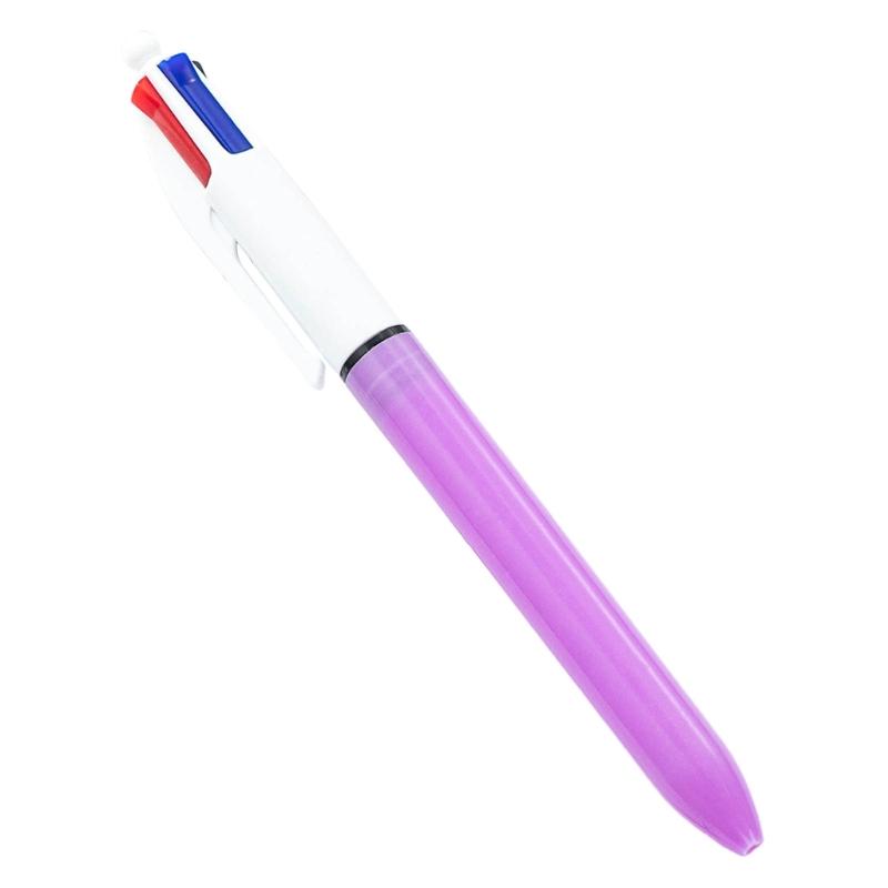 Ballpoint Pens 1.0mm Shuttle Pens 4-in-1 Retractable Ballpoint Pens Multicoloured Pens Writing Tool for Students Teacher