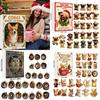 Christmas Pug Cat Horse Corgi Series Acrylic Advent Calendar With 24 Animal Figurines For Festive Decor