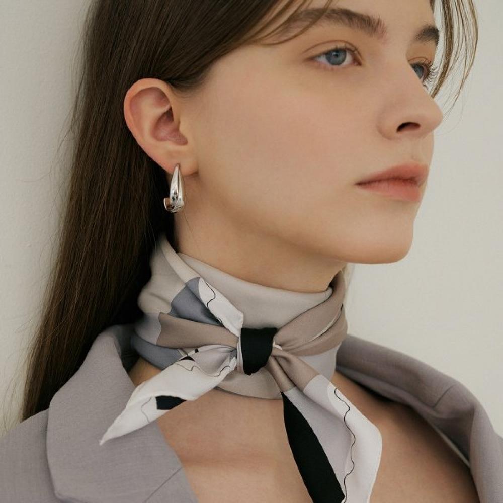 Bb De Soli De Rang Silk Scarf  2color beige