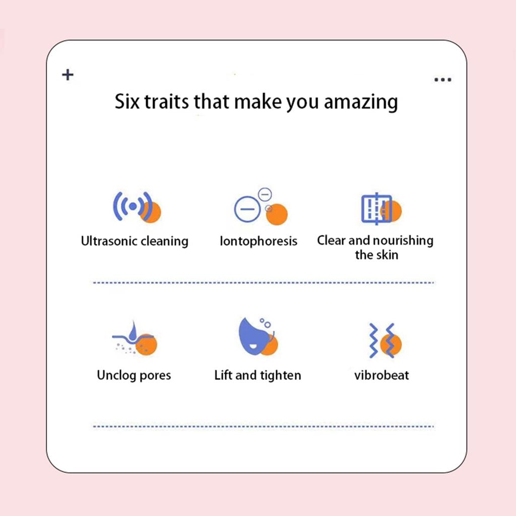 Ultrasonic Skin Scraper Electric Blackhead Shovel Beauty Scrubber Low Noise Sonic Vibration Pore