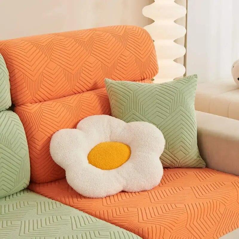 Minimalist Sofa Protective Cover Universal All-inclusive Couch Slipcover Stretch Chaise Longue Cushion Covers