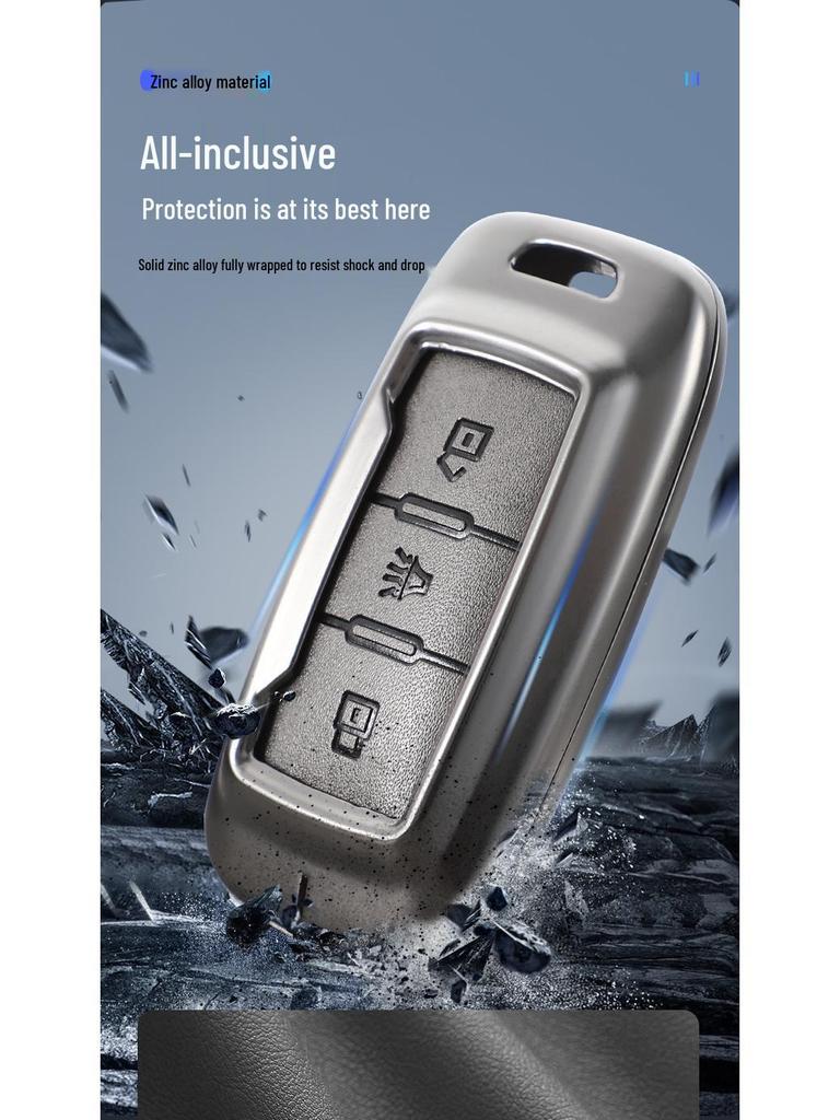 High-End Voll-Schlüsselhülle für Chery 5x, Tiggo 3x, Exeed TX, Tiggo 7 - Unisex Design