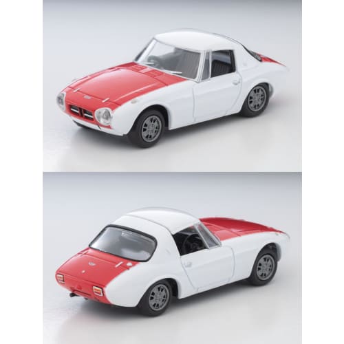 TOMYTEC Tomica Limited Vintage 1/64 Scale LV-215a Toyota Sports 800 Custom Color Specification, White/Red, 1965 Model, Finished Model, 336044