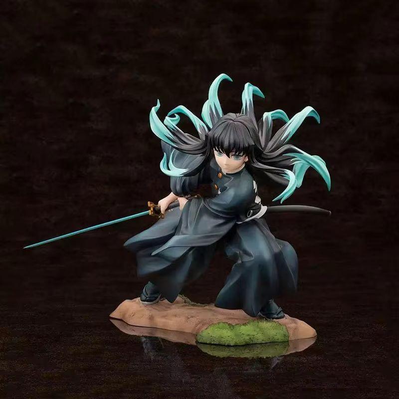Anime Demon Slayer Figure Tokitou Muichirou Figures Action Figurine Pvc Doll Decoration Statue Figure Playthings Christmas Gifts