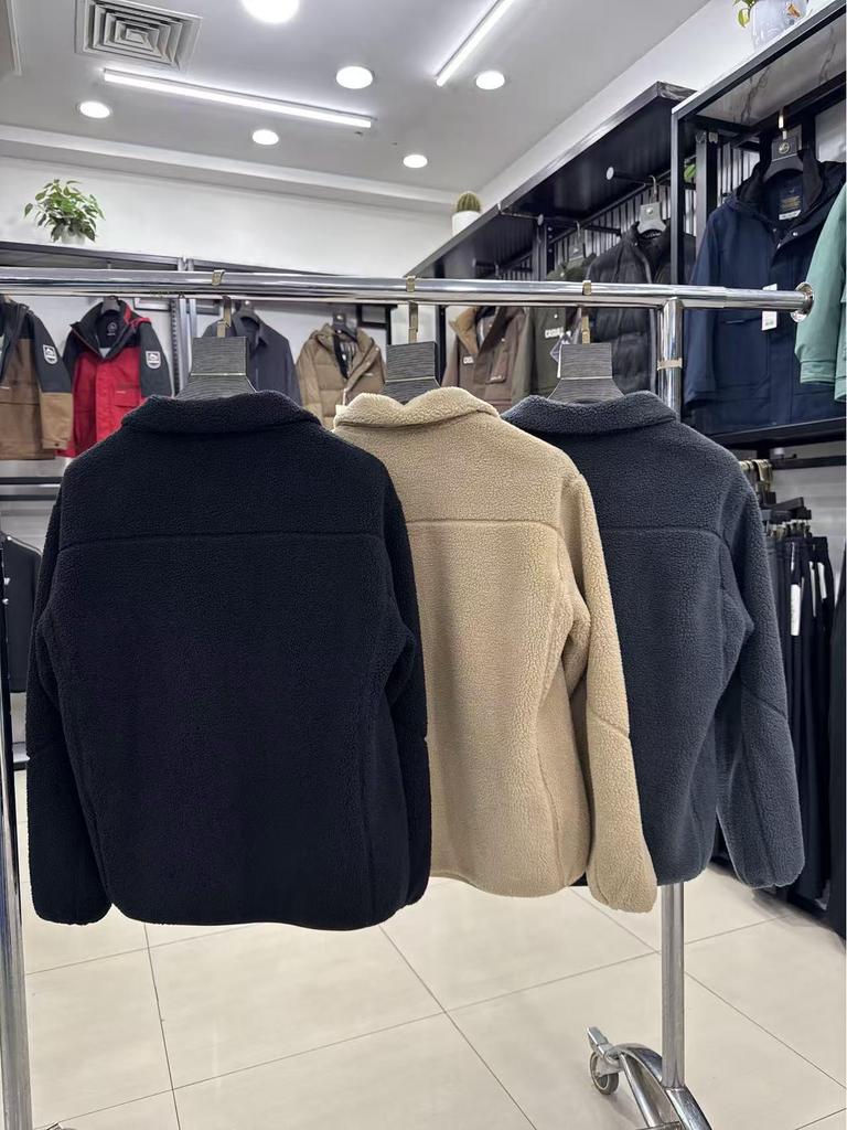 Sea Cut Double-Sided Warm Fleece: Lambswool Stand Collar Jacket for Autumn/Winter - Men's Clearance 4Y501A