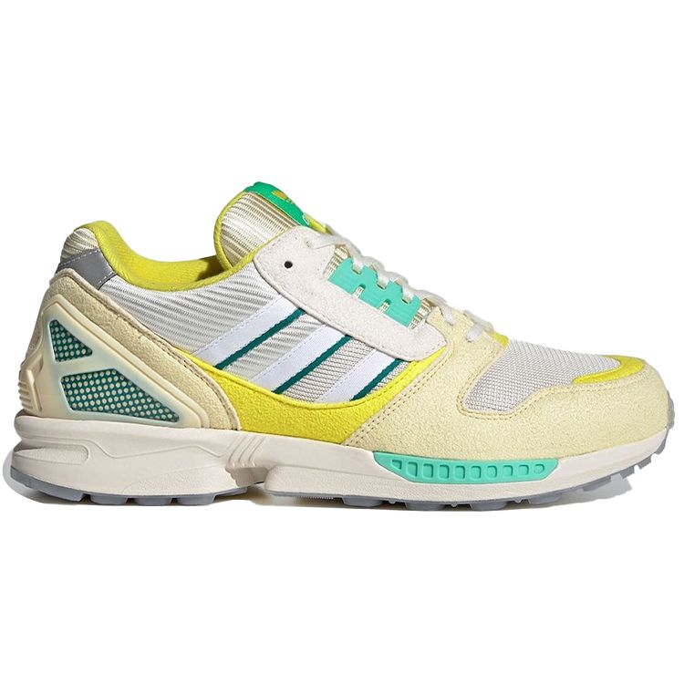 Adidas ZX 8000 A-ZX Series - Frozen Lemonade Unisex Sneakers Yellow Mist-Sun Chalk-White H68010