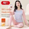 Hongdou Teenager Girls 100% Cotton Thermal Underwear Set